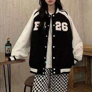 [오노마] ONM 배색 야구 점퍼 스포티 오버핏 봄 가을 데일리 잠바  11326288)