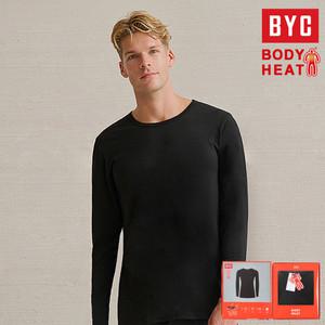 BYC 보디히트 프리미엄 발열 라운드 남성 내복 상의