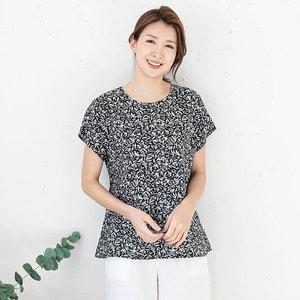 [아이우먼(IWOMAN)]아이우먼 머스트패턴인견블라우스 BZJ082M304 빅사이즈