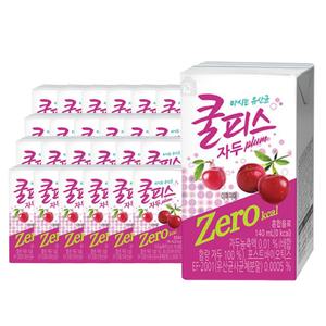 동원 쿨피스 제로 자두 140ml x 24개 과즙음료 (오늘출발) 쿨피스제로 음료수 SH