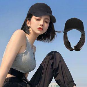 LD-1214 모자가발가발 여성가발 여자가발 부분가발 모자가발 여성모자가발