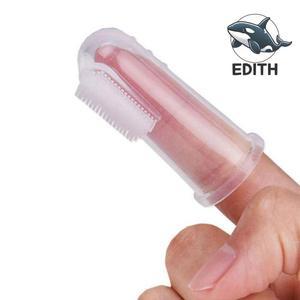 실리콘 애완동물 칫솔 손가락형 양치 도구 눈꼽 제거 강아지 고양이