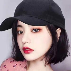 [BZI000I1_51]일체형 모자 가발 짧은머리 1P 고온사 단발