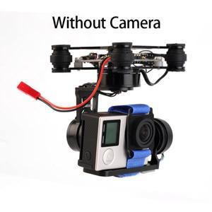 드론 필터 FPV 공중 촬영용 SCT Hawk 짐벌 모듈 2축 3축 2D 브러시리스 사용하기  검정색