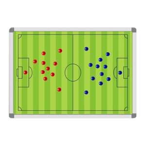 붙이는 자석 단면 축구작전판 칠판 400x600