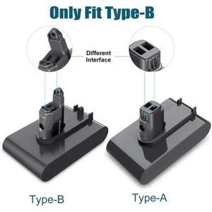 다이슨 핸드헬드 전동 공구 배터리, 22.2V B, 28000mAh, DC31, DC31B, DC35, DC44, DC45 용,