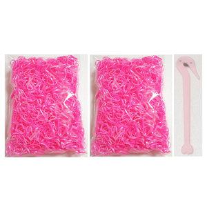 얌뚱이 100g+100g+이지컷 대용량 칼라고무밴드 머리끈 고무줄 선물 어린이집 유치원 검정