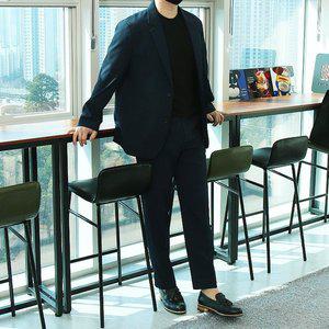[우기브로]WWO 남자 빅사이즈 이티리얼 투버튼 자켓 슬랙스