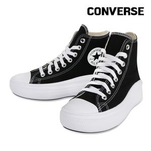 CONVERSE 척테일러 올스타 무브 하이 스니커즈 블랙 568497C