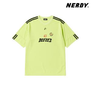 널디 스포티 저지 반팔 티셔츠 FM1PNEU24ST1224-LIME