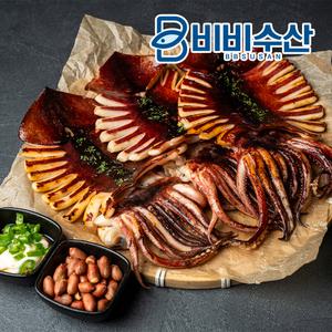 국내생산 원양산 반건조 오징어 왕왕특대 1kg(5마리)+1kg(5마리)