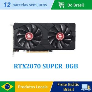 VEINEDA RTX 2070S 그래픽 카드, 8GB, GDDR6, 8 핀, 256 비트, PCI 익스프레스, 3.0x16, 1605MHz, 게임 비