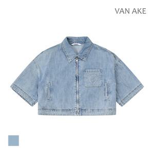 [반에이크] 루즈핏 반팔데님자켓_VB34DJU203Z