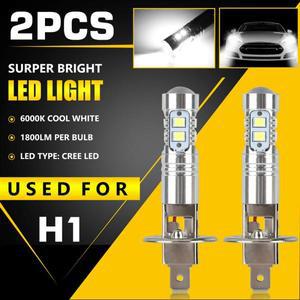 차량용 전등 H1 LED 자동차 조명, 제논 화이트 라이트 전구, 안개등 H3 12V, 50W, 2 개