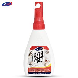 브이텍 벽지 접착제125g VT107K 벽지풀 이음새 보수용