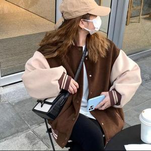 [오노마] ONM 겨울 1컬러 데일리 베이직 여성 보온 야구점퍼 기모안