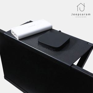 Jeepsaram 셋톱박스 거치대 사운드바 콘센트 선반 공유기 무타공