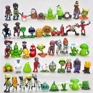 식물 대 좀비 PVZ 피규어 장난감 및 PVC 액션 컬렉션 모델 선물 10 개/로트