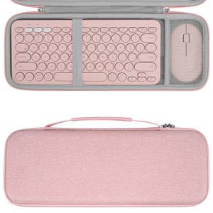 Geekria는 Logitech K380 PEBBLE 2 COMBO Bluetooth 키보드 및 마우스 세트 보관 가방에 적합합니다.