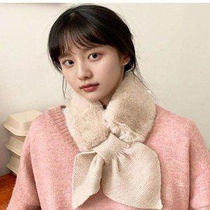 [셀러허브 패션][JHQS8XY2_4B]겨울 소프트 소프트머플러 퍼 쁘띠 넥워머