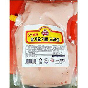 [셀러허브 패션][JHQ89506_52EN]오뚜기 소스 딸기요거트드레싱 2KX5