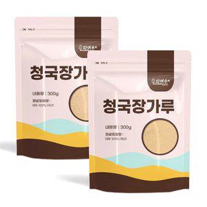 [기타][자연초] 국산 청국장 가루 분말 300g x 2개