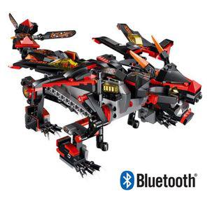 블럭 테크닉 블루투스 스마트 락드래곤 블럭RC 433pcs