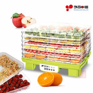 키친아트 와이드 6단 투명 트레이 식품건조기 KKW-KG7000 음식 야채 과일 고기 애견 애묘 수제 간식 안주 건조기