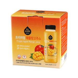 엘제이드 프리미엄 애플망고주스, 180ml, 6개