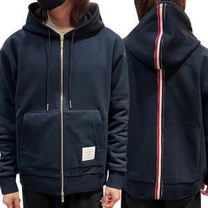 24SS 클래식 삼선 백로고 트레이닝 후드 집업 자켓 / 네이비 (MJT153A 03377 415) [당일]
