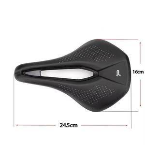 PROMEND MTB Mountain Road 자전거 시트 안장 PU 통기성 레이싱 소프트 쿠션 짧은 코 확대 중공 디자인