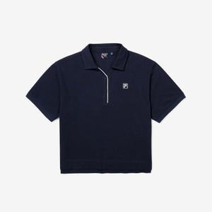 [FILA] 면혼방 피케 세미 크롭 카라티 (FS2TSG2362F_INA)