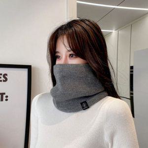 여자 데일리 무지 넥워머 방한 거울 목도리