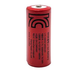 고출력 26650 배터리 충전지 5000mAh KC인증 보호회로 리튬이온 건전지