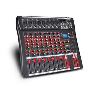 풀로데 CT 80S 프로페셔널 오디오 믹서 8채널, MP3 플레이어+블루투스 U 디스크 48V 팬텀 POWER LOGIC USB 녹화 기능 포함