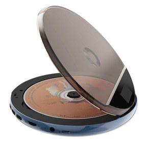 시디플레이어 HOTT 휴대용 CD 플레이어 LCD 헤드폰 잭 미끄럼 방지 및 충격 방지 보호 컴팩트 음악 CD 워크맨 플레이어 CD 609