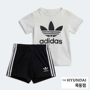 [아디다스키즈] JE0521 쇼츠 티 세트 (85-100) 여름 반팔 상하복 돌선물 KIDS HMDK