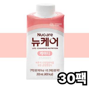 뉴케어 비투석환자 신장질환 콩팥 간식 음료 환자식 30팩 유케어