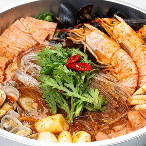 [친환경팔도]대도수산 얼큰 시원한 해물부대찌개 캠핑 밀키트 1.1kg