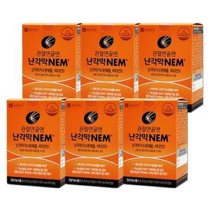 [종근당건강] 관절연골엔 난각막 NEM 60캡슐 6박스 6개월분