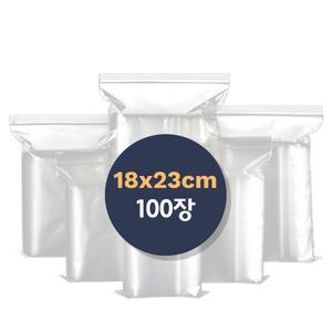 지퍼백 18cmX23cm (100장) / 투명 비닐 지퍼팩 50가지 최다 사이즈 구성