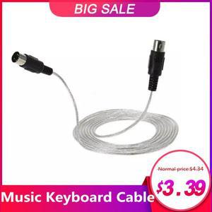 MIDI 연장 케이블 3M9.8FT 3m 피아노 인터페이스-USB 변환기 커넥터 PC-음악 키보드 악기