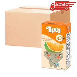 오늘출발 팁코 키즈 오렌지 주스 110ml 36개