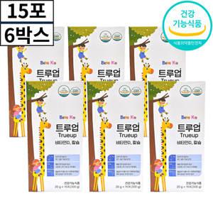 베네키드 트루업 어린이 키즈 청소년 칼슘젤리 영유아 15포 6박스