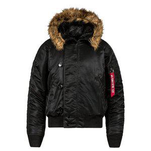 [알파인더스트리](국내배송) 24FW 알파인더스트리 알파 N-2B 숏 웨이스트 파카 MJN30000C1 BLACK