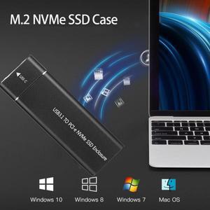 M2 NVME SSD 인클로저 외장 케이스 USB 31 타입 C 10Gbps 어댑터 M 키 HD 수납함 박스 맥 윈도우 노트북 PC