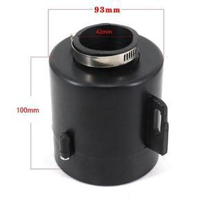 호환 바이크 오토바이 에어 필터 110-250CC 모페드 스쿠터 먼지 구덩이 자전거 150cc 가스 42mm