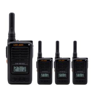 잘텍 LOG-J600 미니 고성능 디지털 생활무전기 4대