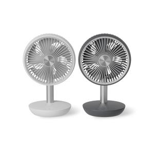 [1+1 2개 SET] 솔러스에어 무소음 탁상용 선풍기 미니 무선 소형 좌우회전 타이머 AIR604TF