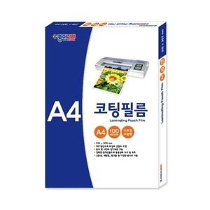 종이나라 코팅지 100매 A4코팅필름 100mic